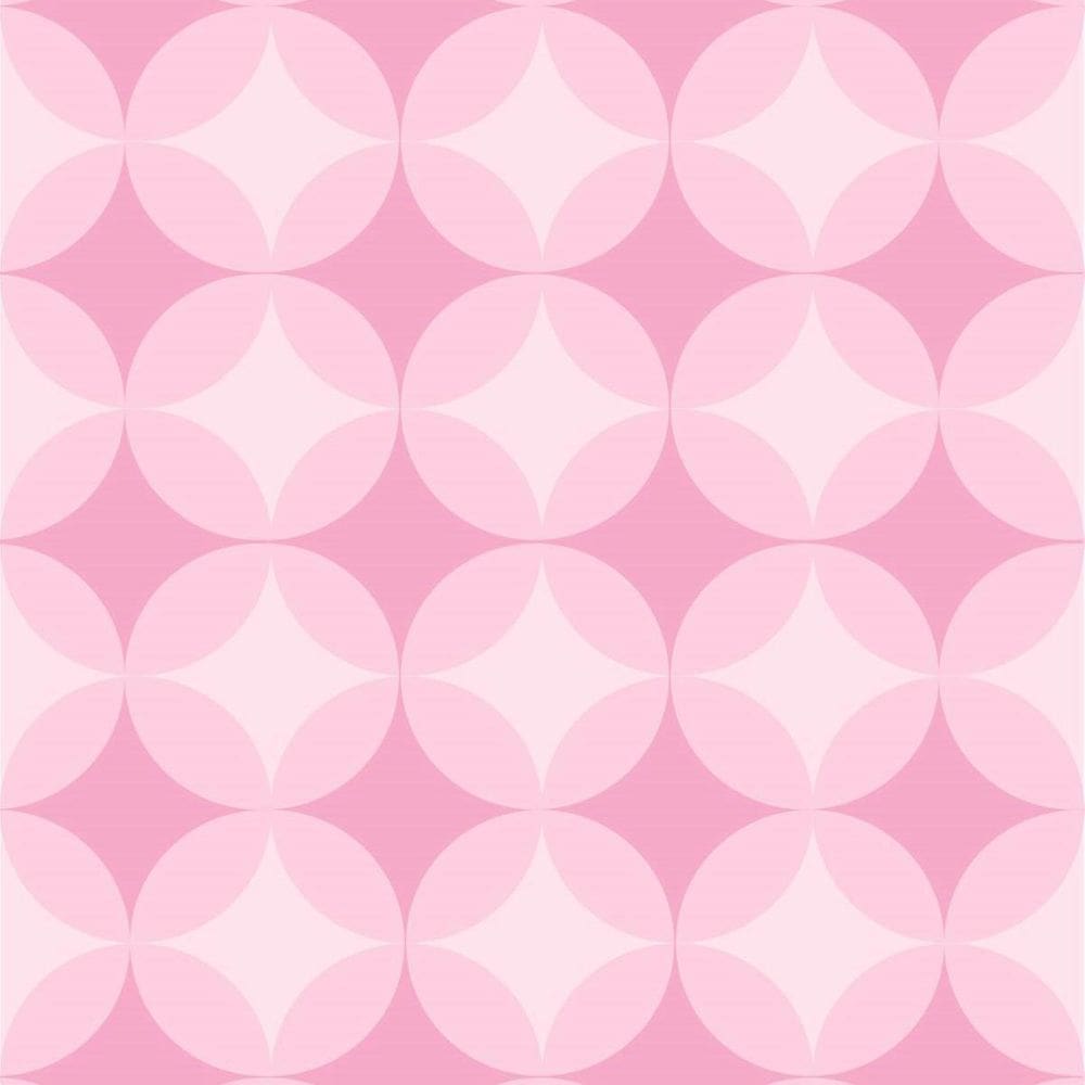 Papel De Parede Adesivo Lavável Abstrato Rosa 3M