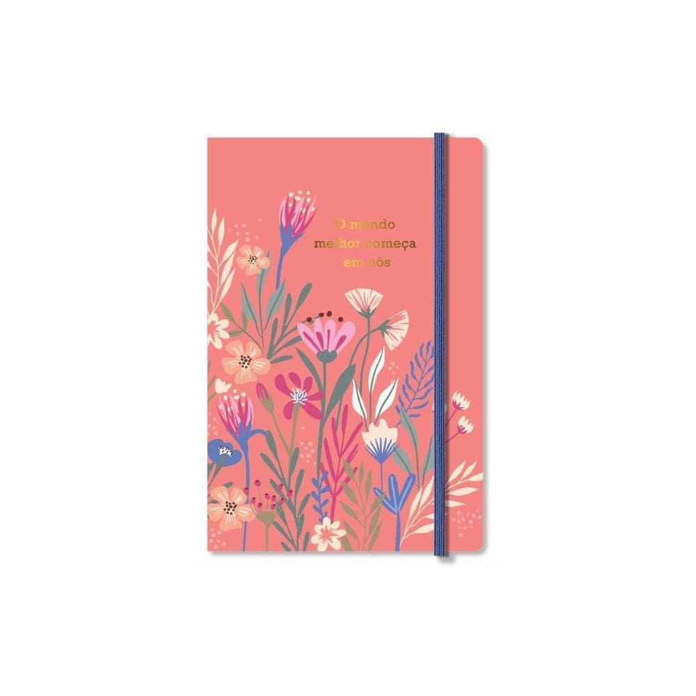 Caderneta Media Primavera 80Fls Fina Ideia