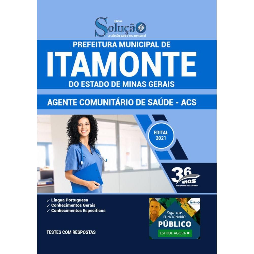 Apostila Prefeitura Itamonte Mg - Agente Comunitário Saúde