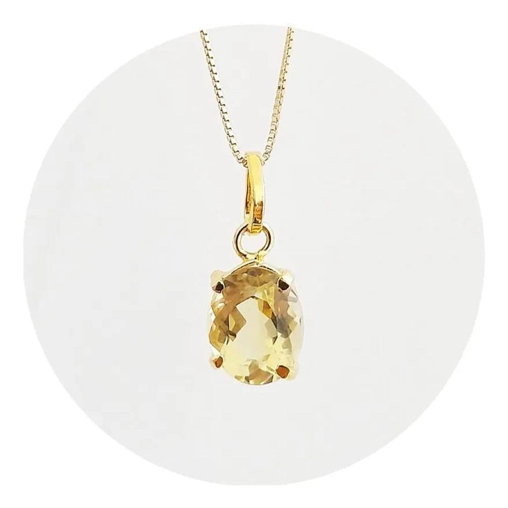 Pingente Green Gold 5 Quilates Natural - Ponte Vecchio