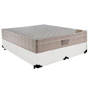 Cama Box Base Casal Bipartido Molas Ensacadas Airtech Spring 138x188 Branco - Ortobom