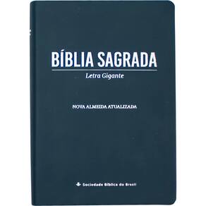 Bíblia Sagrada NAA Letra Gigante - Azul - SBB