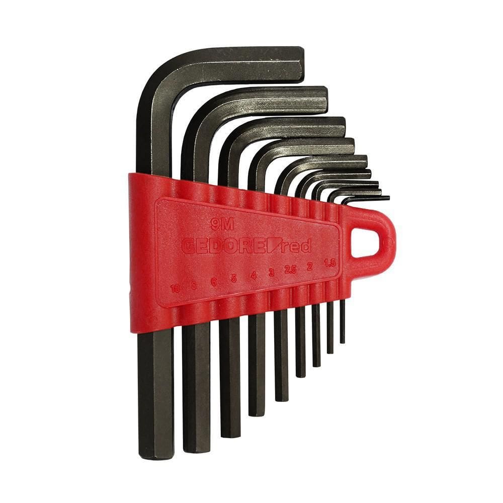 Jogo de Chave Allen tipo L 1.5 a 10mm R36605109 Gedore Red