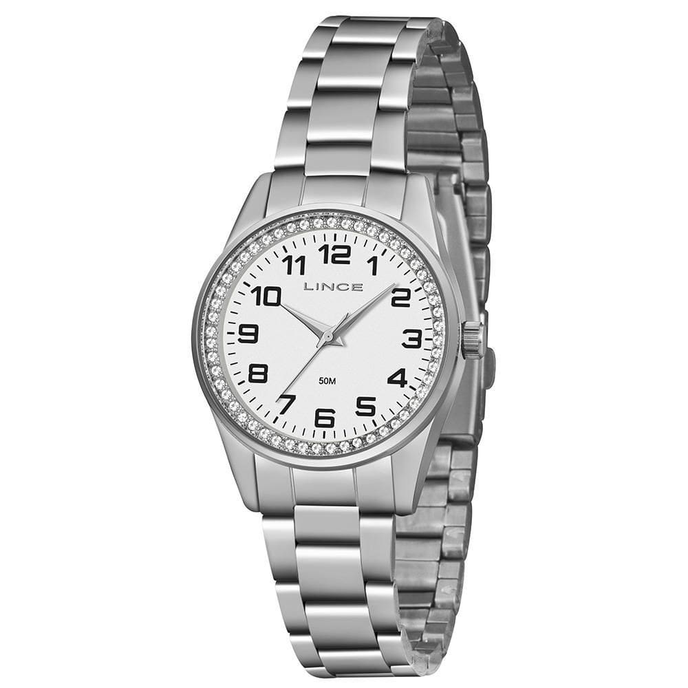 Relógio Lince LRMJ099L B2SX Feminino Prata 33mm Aço 5ATM