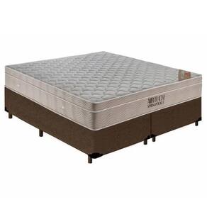 Cama Base Casal Bipartido Molas Ensacadas Airtech Spring 138x188 Marrom - Ortobom