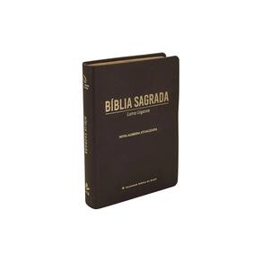 Bíblia Sagrada NAA Letra Gigante - Marrom - SBB