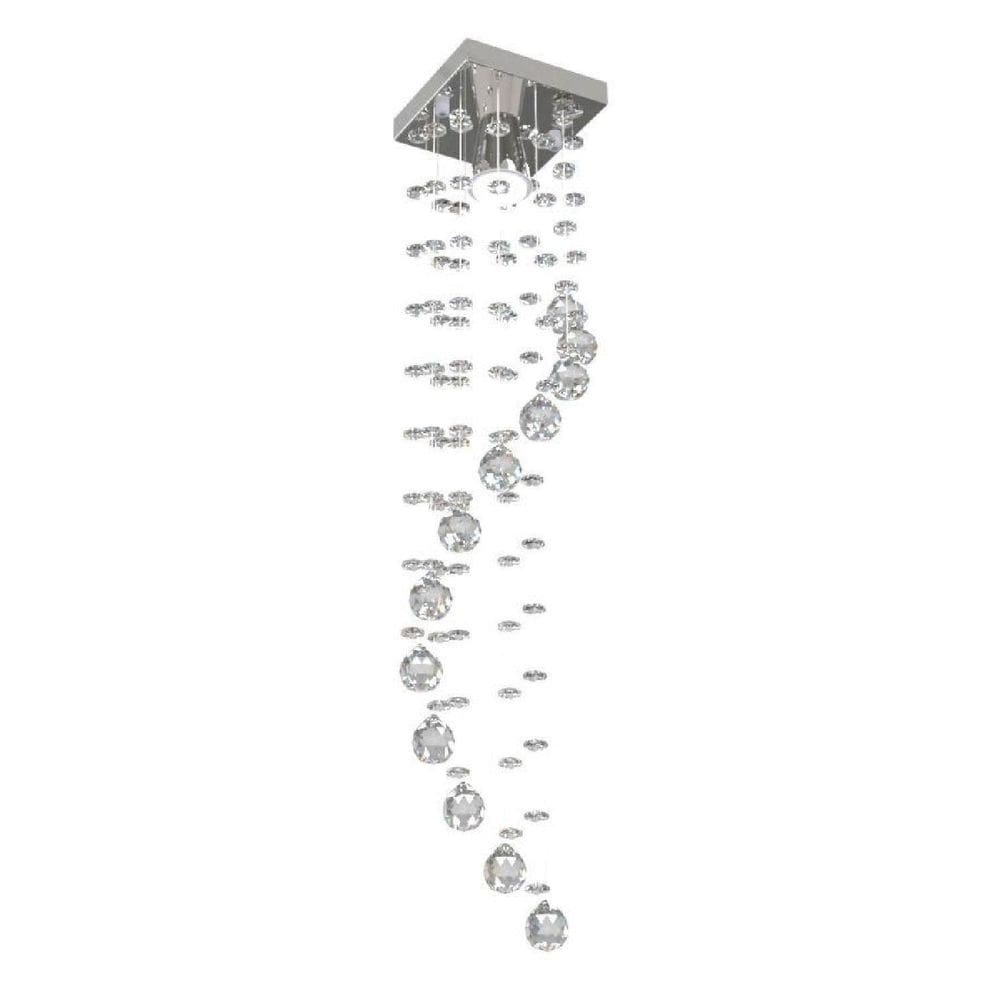 Lustre Sobrepor De Cristal Espiral Lavabo Feng Shui