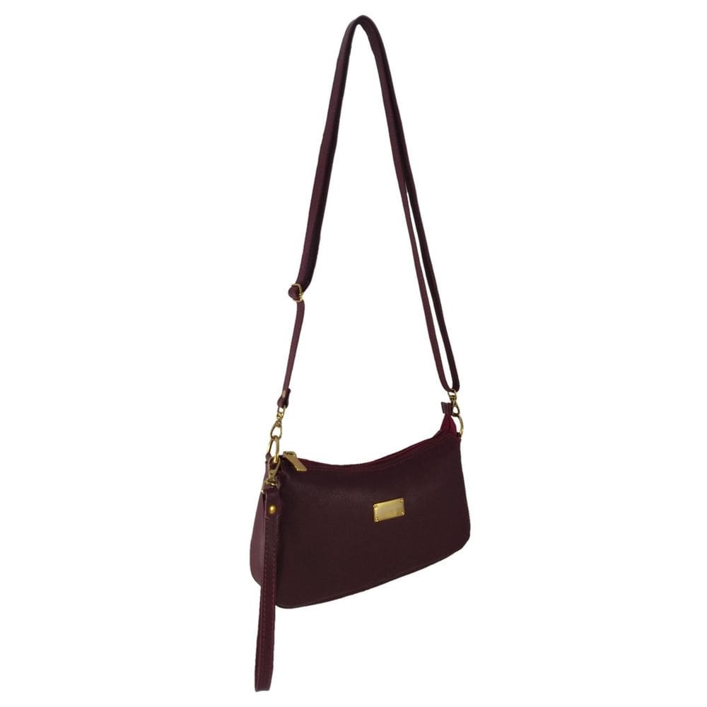 Bolsa Carteira Clutch Topgrife Couro Bordô