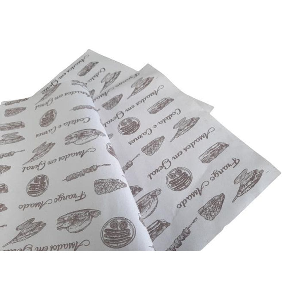 Papel Acoplado Para Frango Assado 50X60 5Kg Kit 2 Un