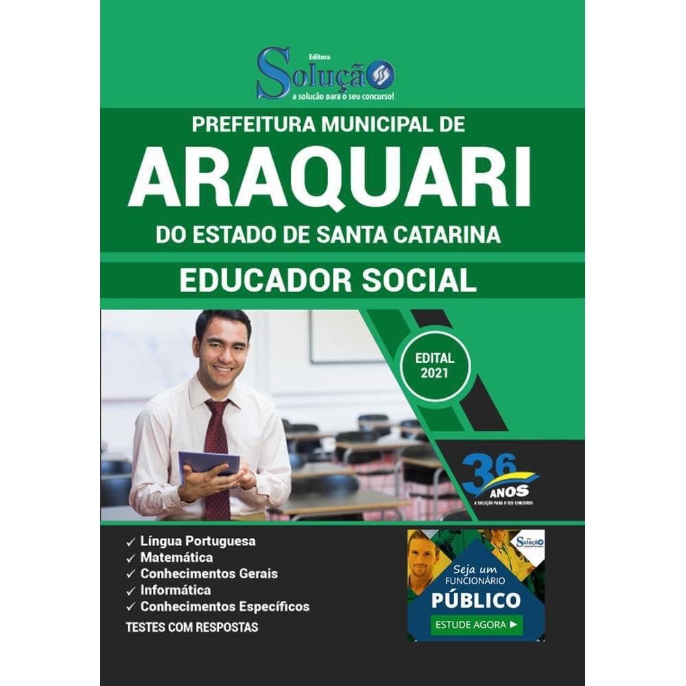 Apostila Prefeitura Araquari Sc - Educador Social