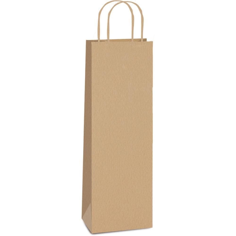 Embalagem Para Garrafa 35X13X8Cm Sacola Kraft