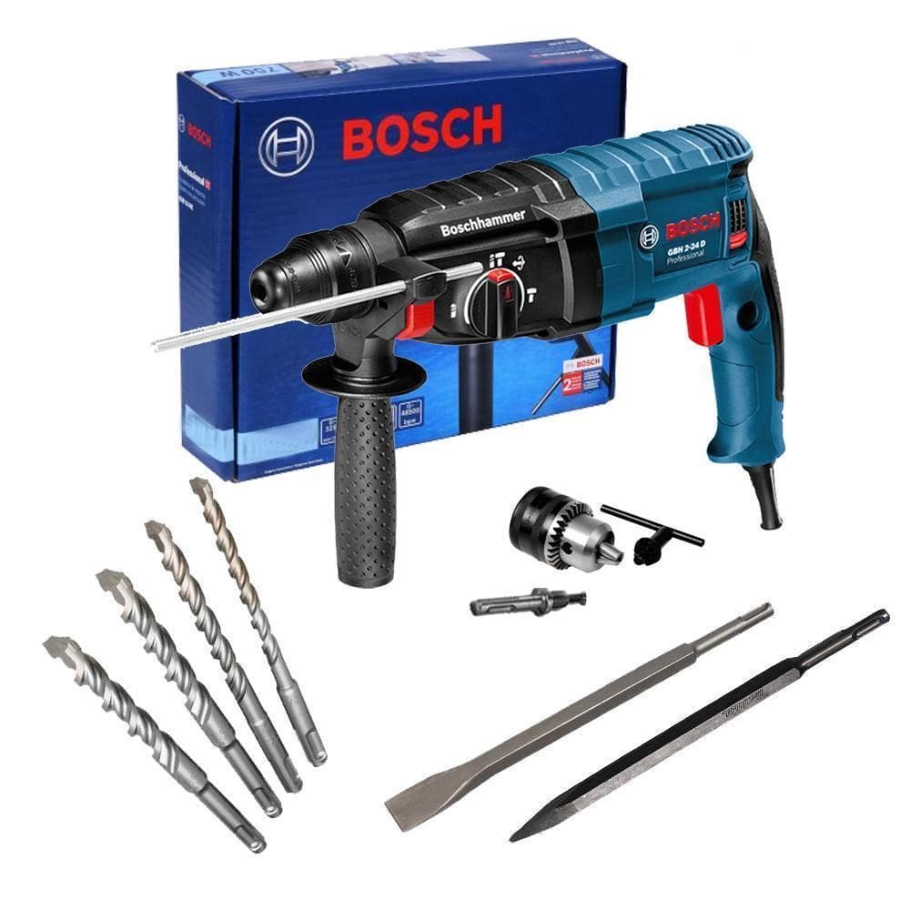 Martelete Romp. Perf Bosch Gbh2-24 820W S/Maleta + Aces 220V