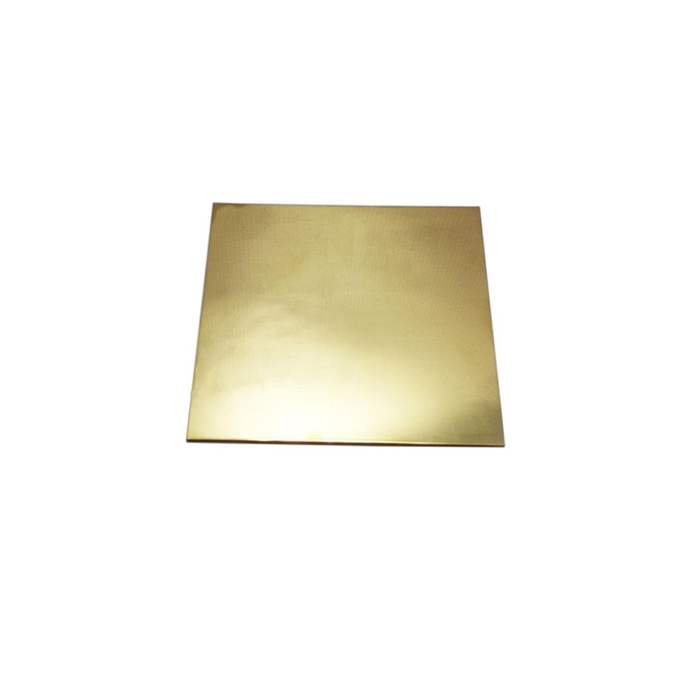 Ralo Cego Dourado Quadrado 15X15Cm - By Fineza