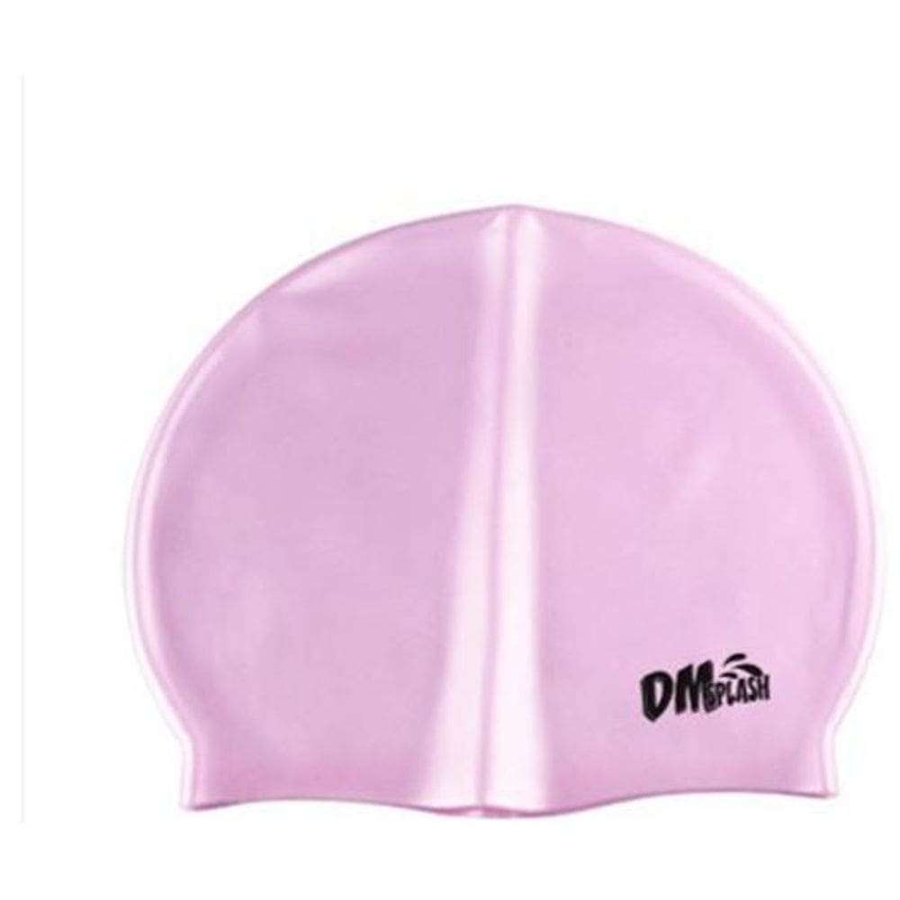 Touca De Natação Piscina De Silicone Rosa