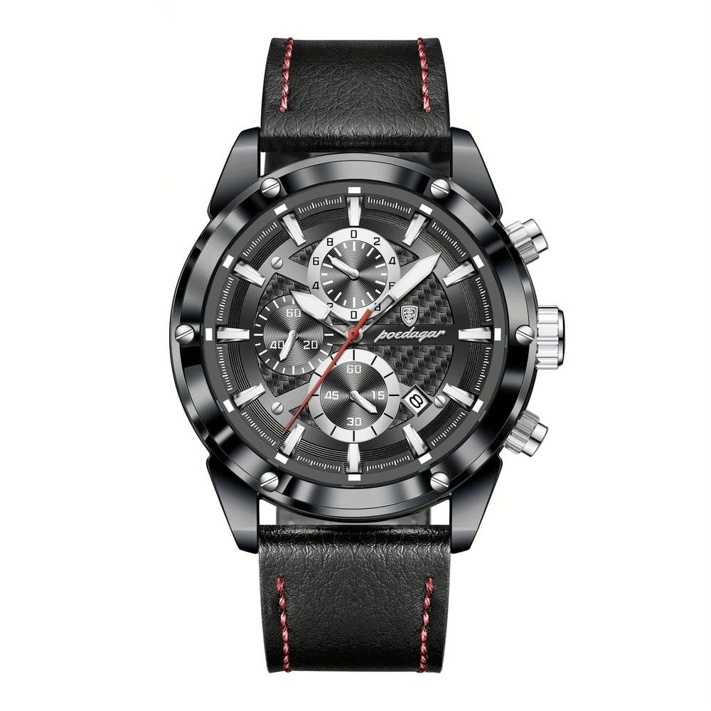 Relógio de Pulso Masculino com Movimento Quartzo Design Esportivo