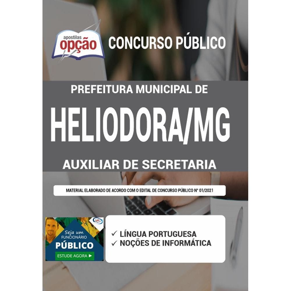 Apostila Concurso Heliodora MG - Auxiliar de Secretaria