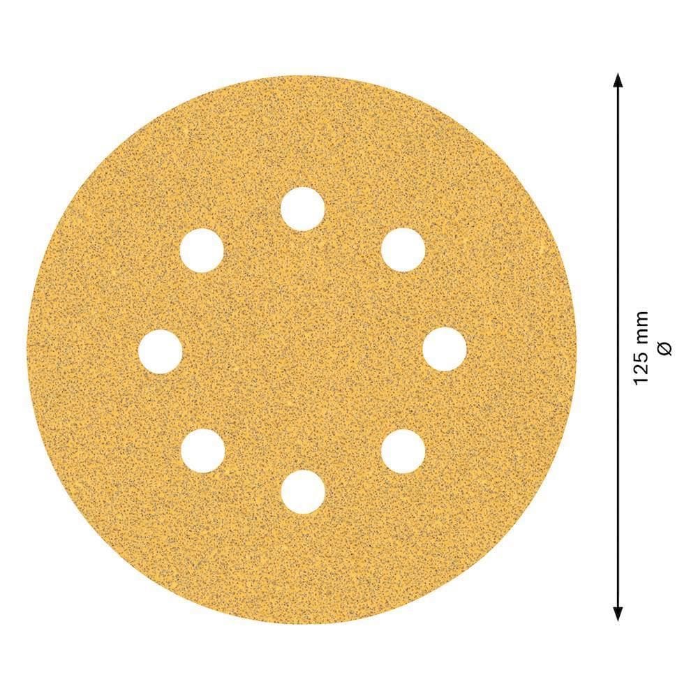 Disco De Lixa Bosch Expert C470 125Mm G60, 5 Peças
