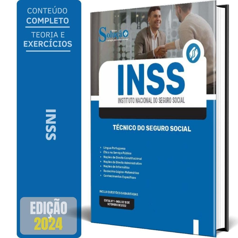 Apostila Inss 2024 - Técnico Do Seguro Social