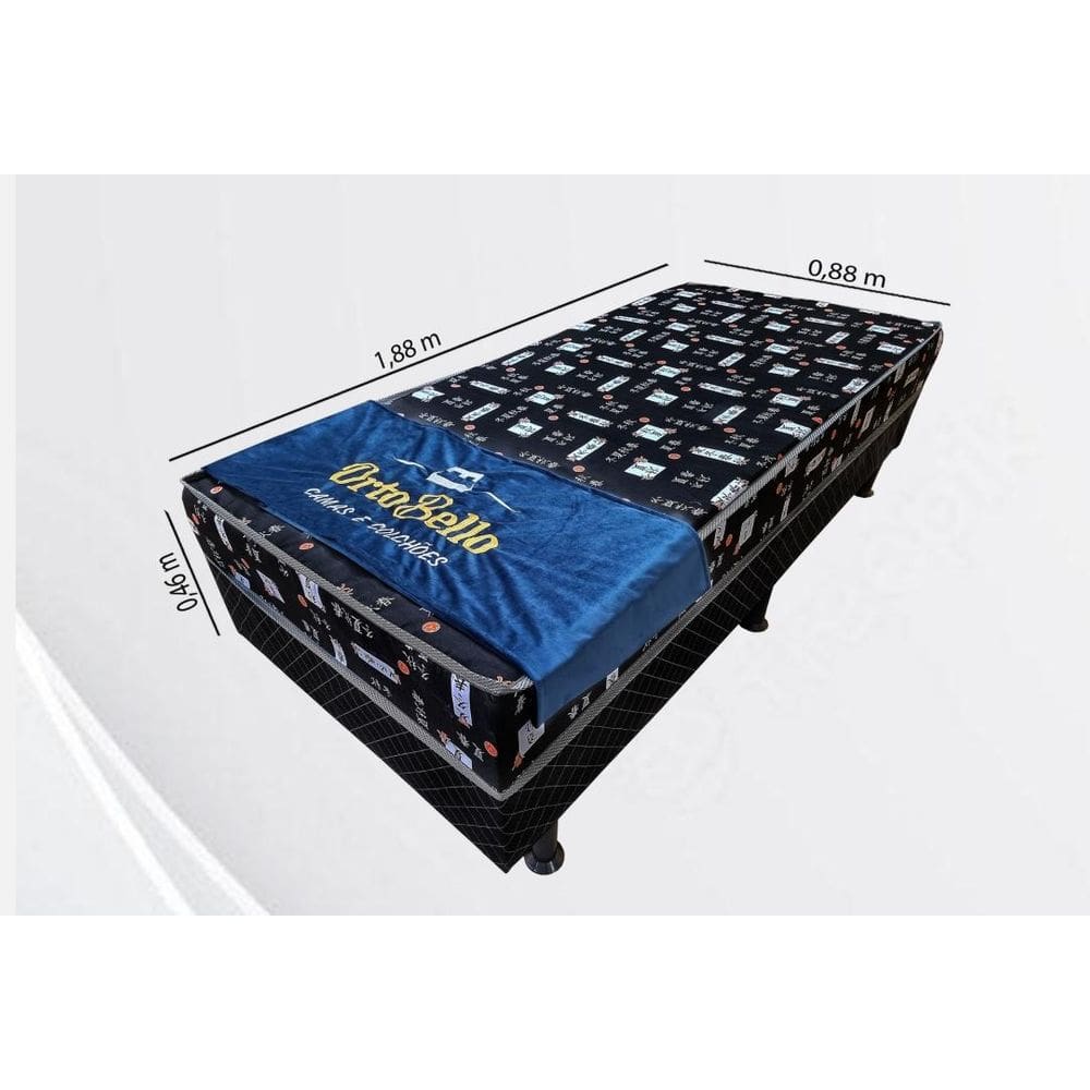 Cama Conjugado Solteiro Black D23