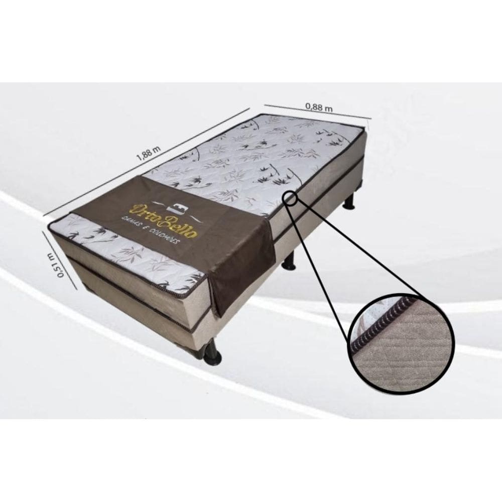 Cama Conjugado Solteiro D28 Bege