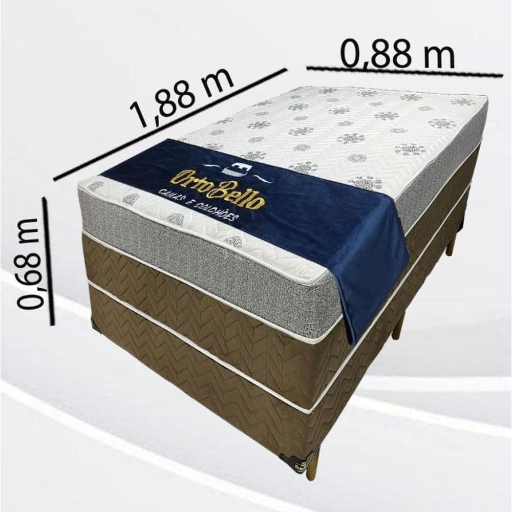 Cama Conjugado Solteiro Molas Ensacadas