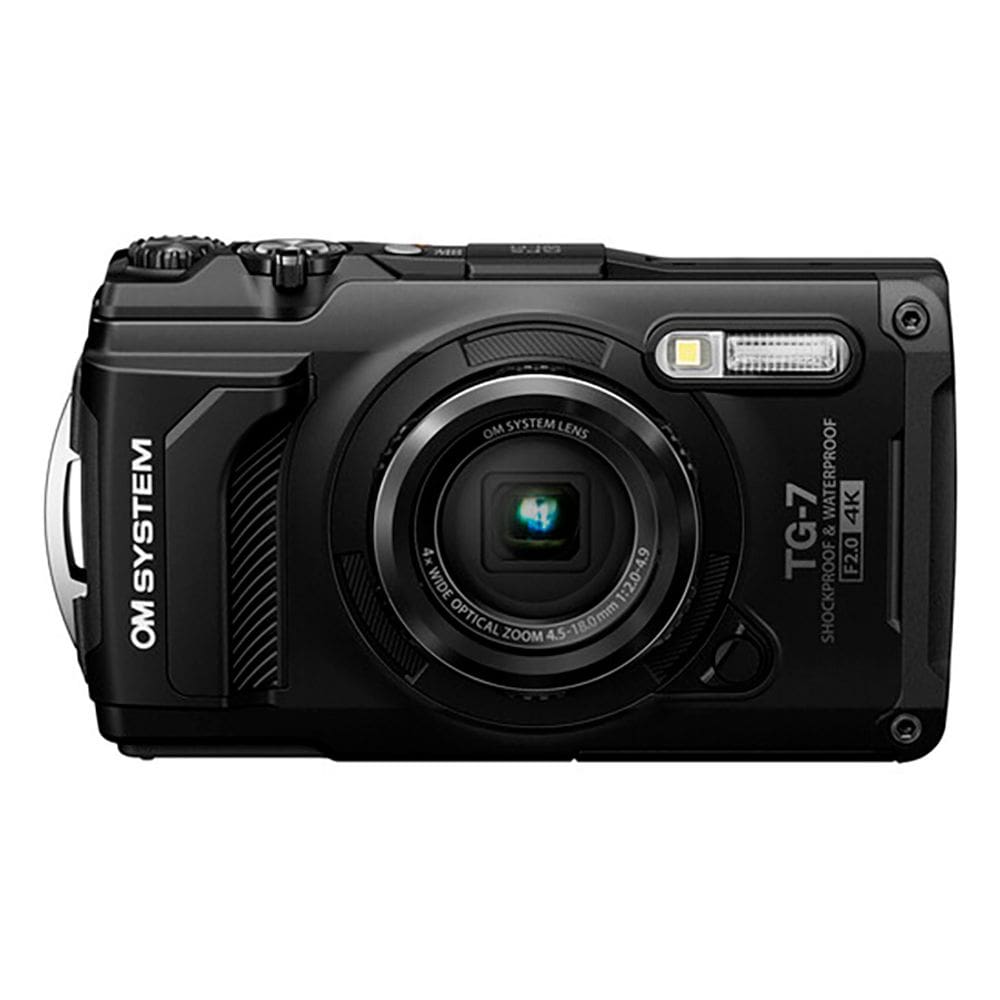 Câmera compacta Olympus Tough TG-7 à prova d`água (PRETO)
