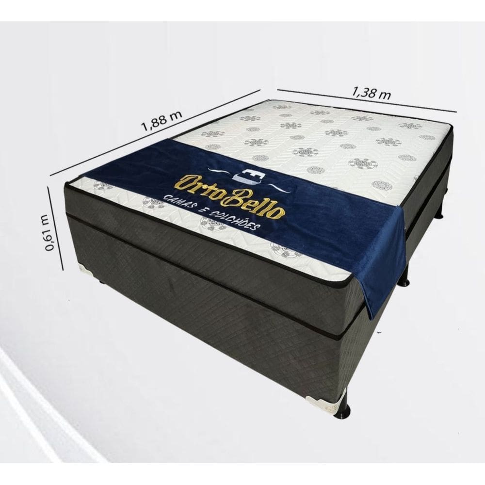Cama Box Casal D28 de Molas Resistente