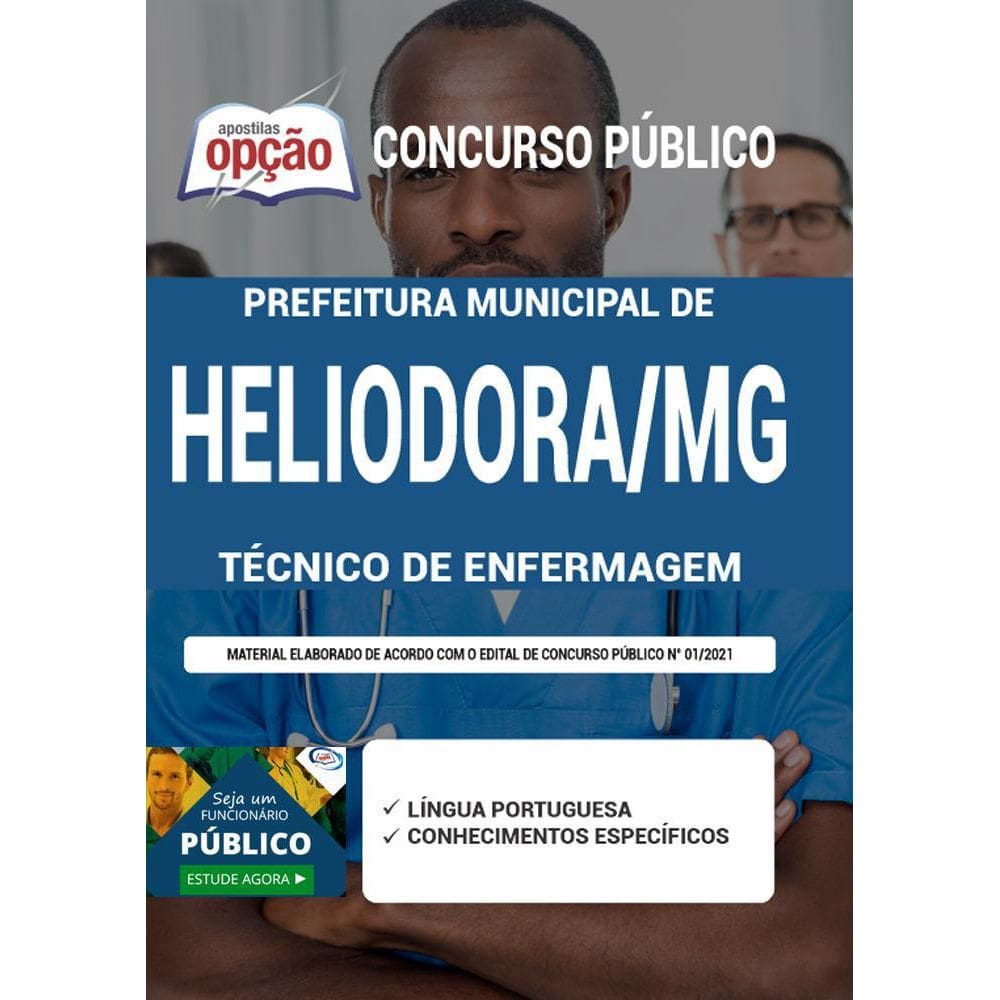 Apostila Concurso Heliodora Mg - Técnico De Enfermagem