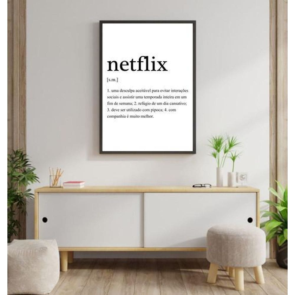 Quadro Decorativo Significado Netflix