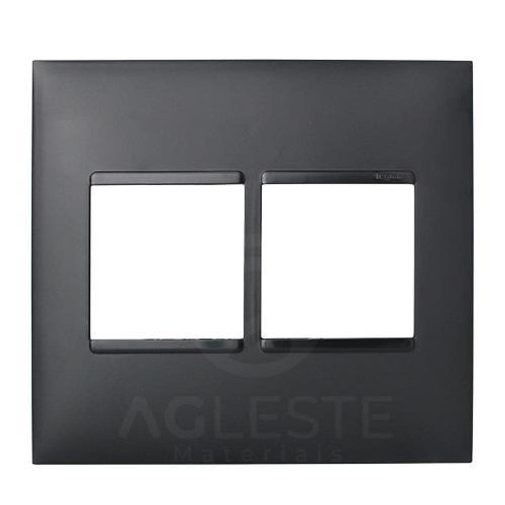 Placa P/ 4 Modulos Suporte 4X4 Pial Plus + Preto 618512P