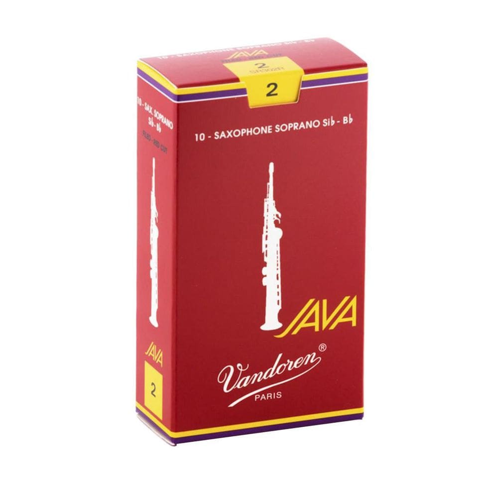 Palheta Vandoren Java Red Cut Nº 2 Para Sax Soprano
