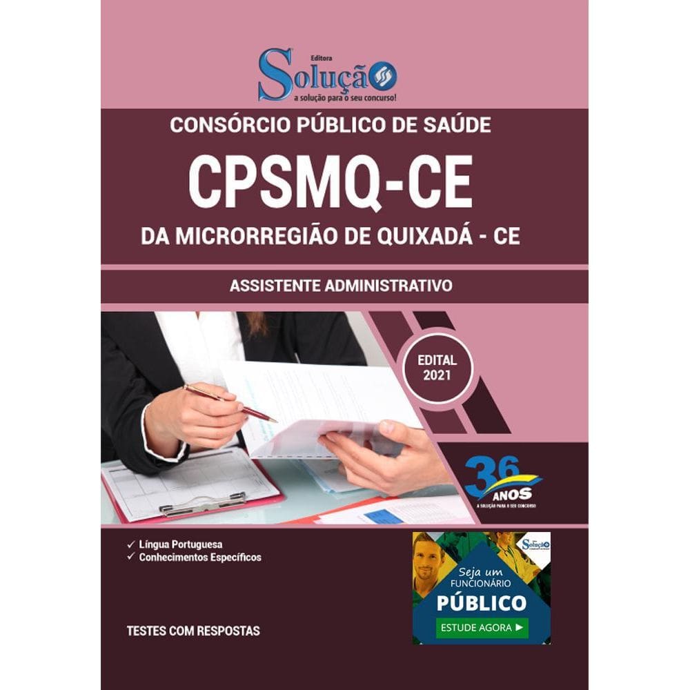 Apostila Concurso Cpsmq Ce - Assistente Administrativo