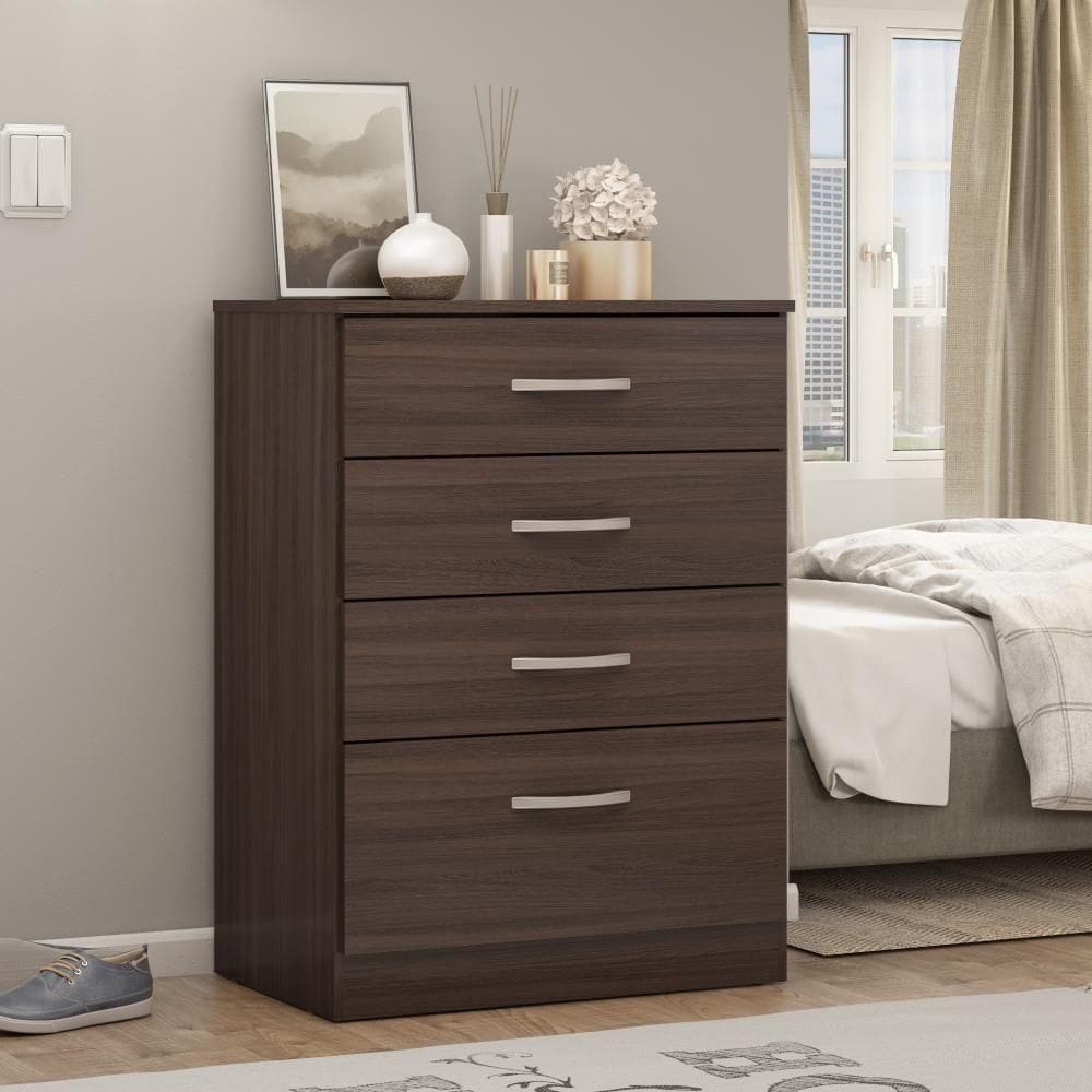 Cômoda 4 Gavetas Astral Café Touch Demobile