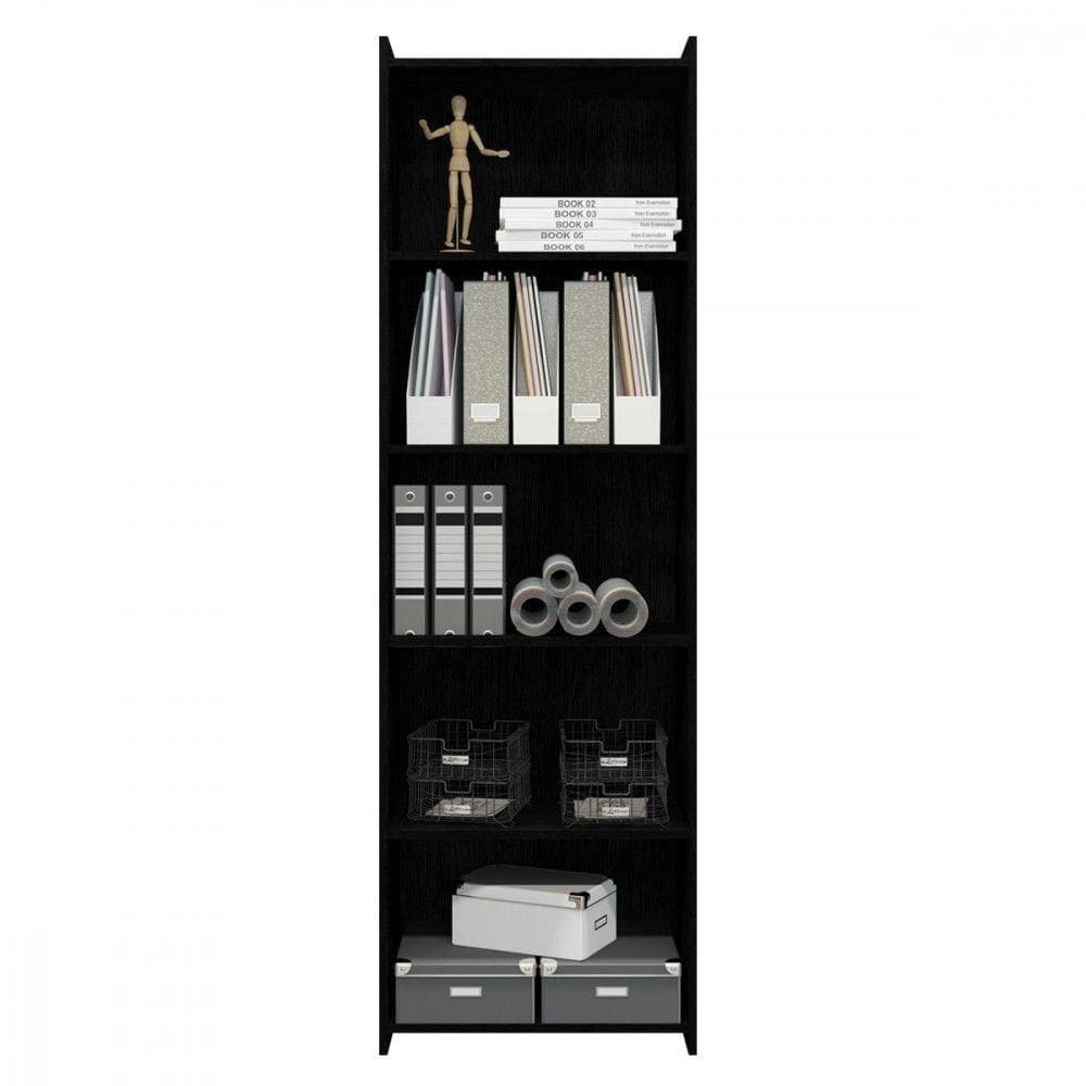 Estante Multiuso Com Prateleiras 57x183 Cm Mdp 0700 Menu Preto