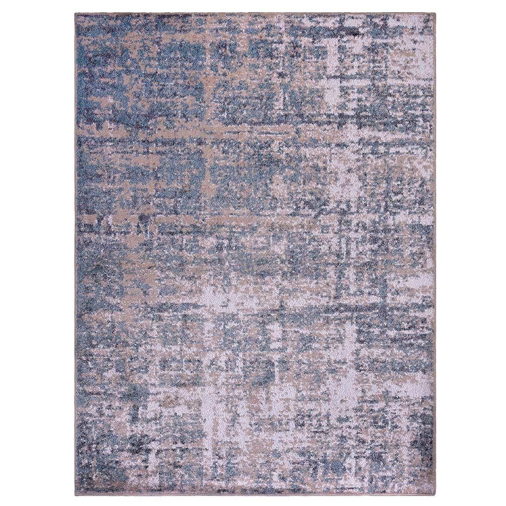 Tapete Para Sala Classic Bahamas 9 Creme-azul 1,00x1,50m