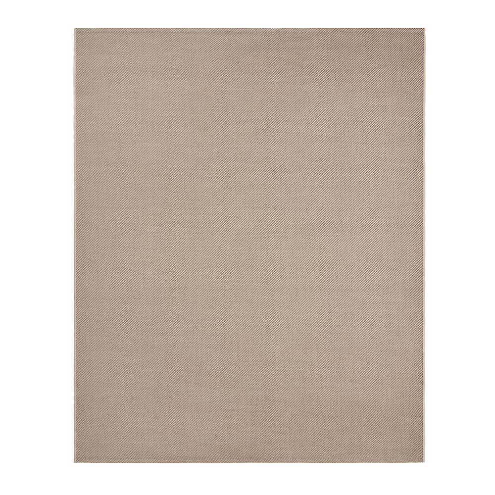 Tapete Sala Sisal Buzios Canto 87 Bege-marrom 2,00x2,50m