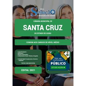 Apostila Câmara Santa Cruz Go - Cargos De Nível Médio