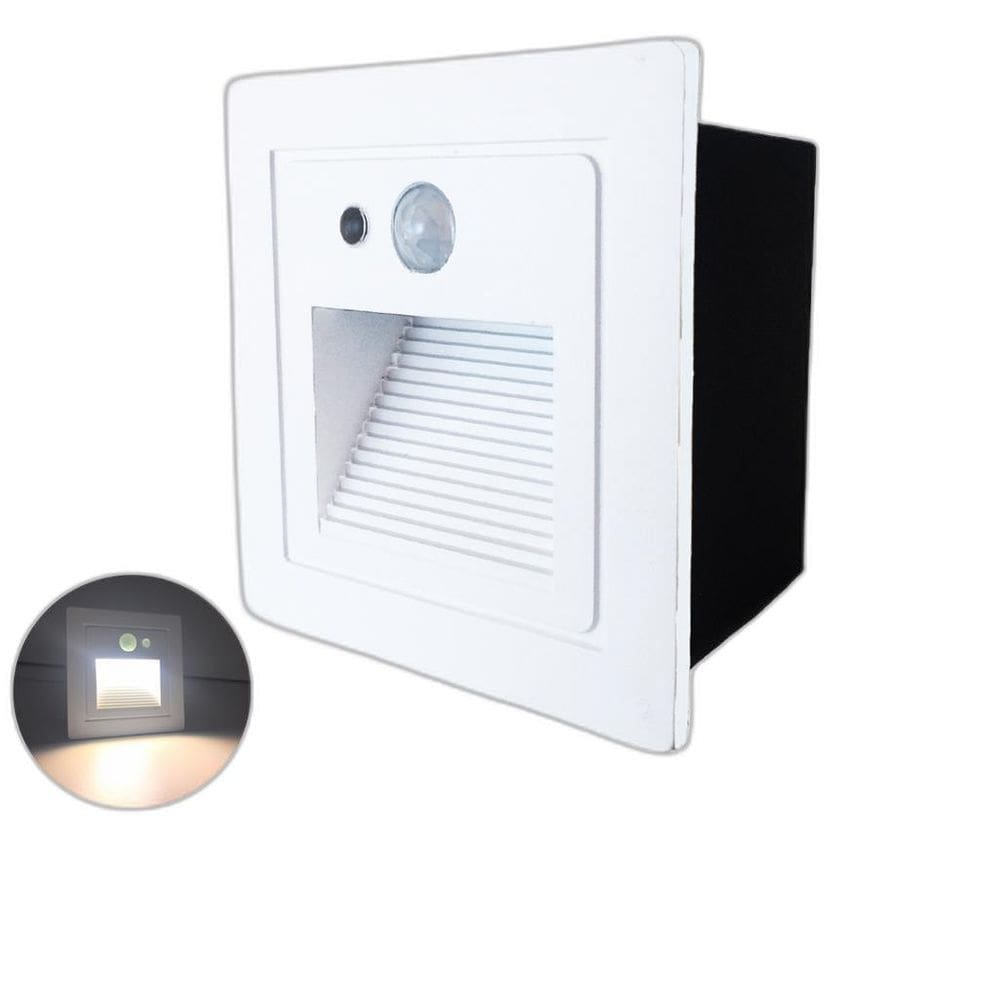 Kit 5 Balizador Embutido Sensor De Presença Parede Led Lup73