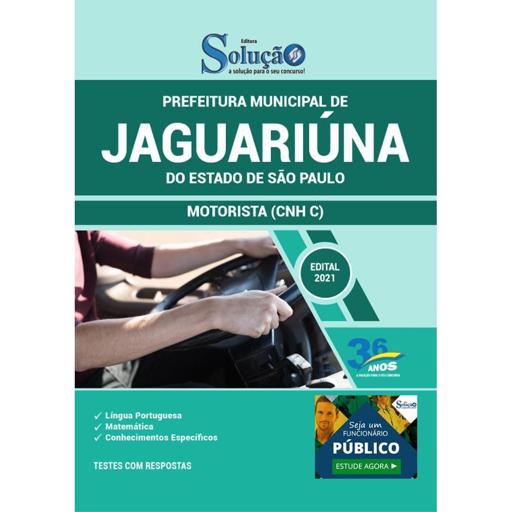 Apostila Prefeitura Jaguariúna Sp - Motorista Cnh C