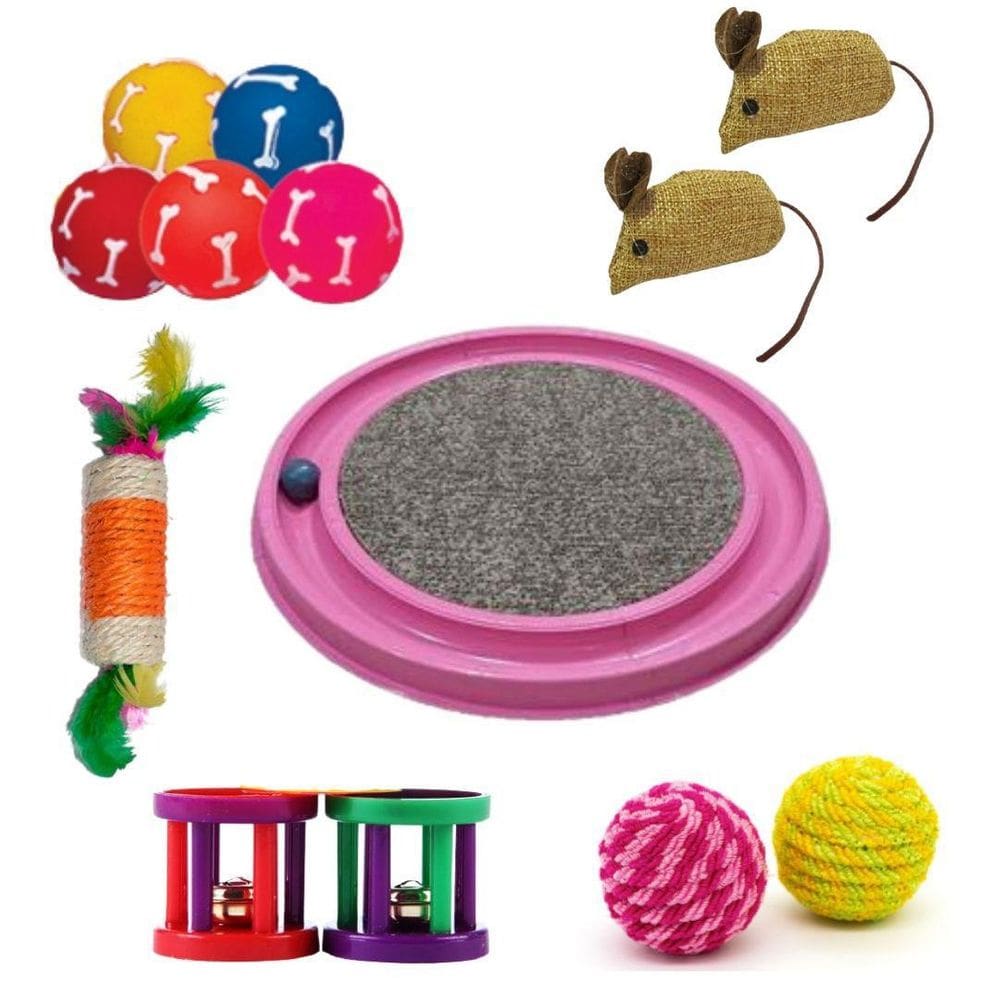 Kit 6 Brinquedos Para Gatos