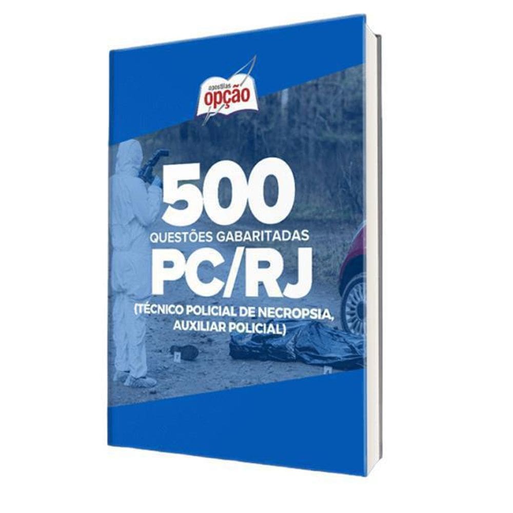 Apostila Caderno De Testes Pc Rj - Questões Gabaritadas