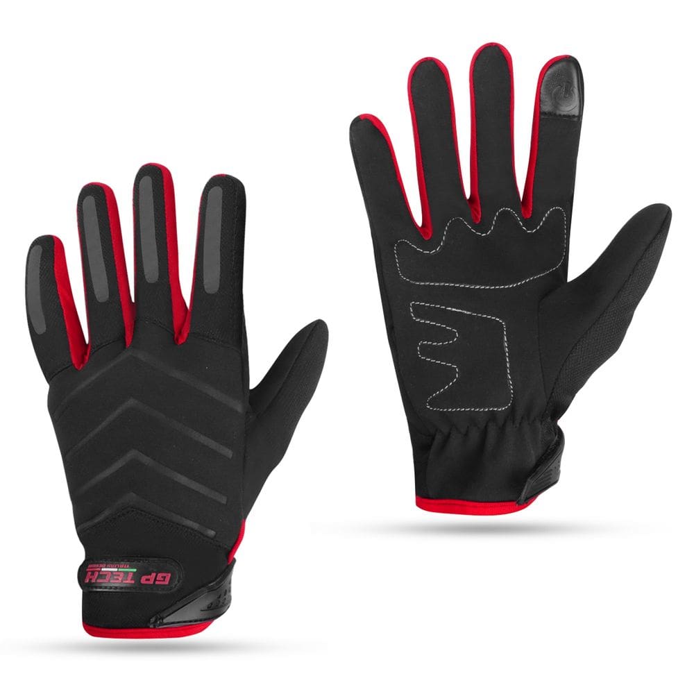 Luva Gp Tech Street Preto/Vermelho