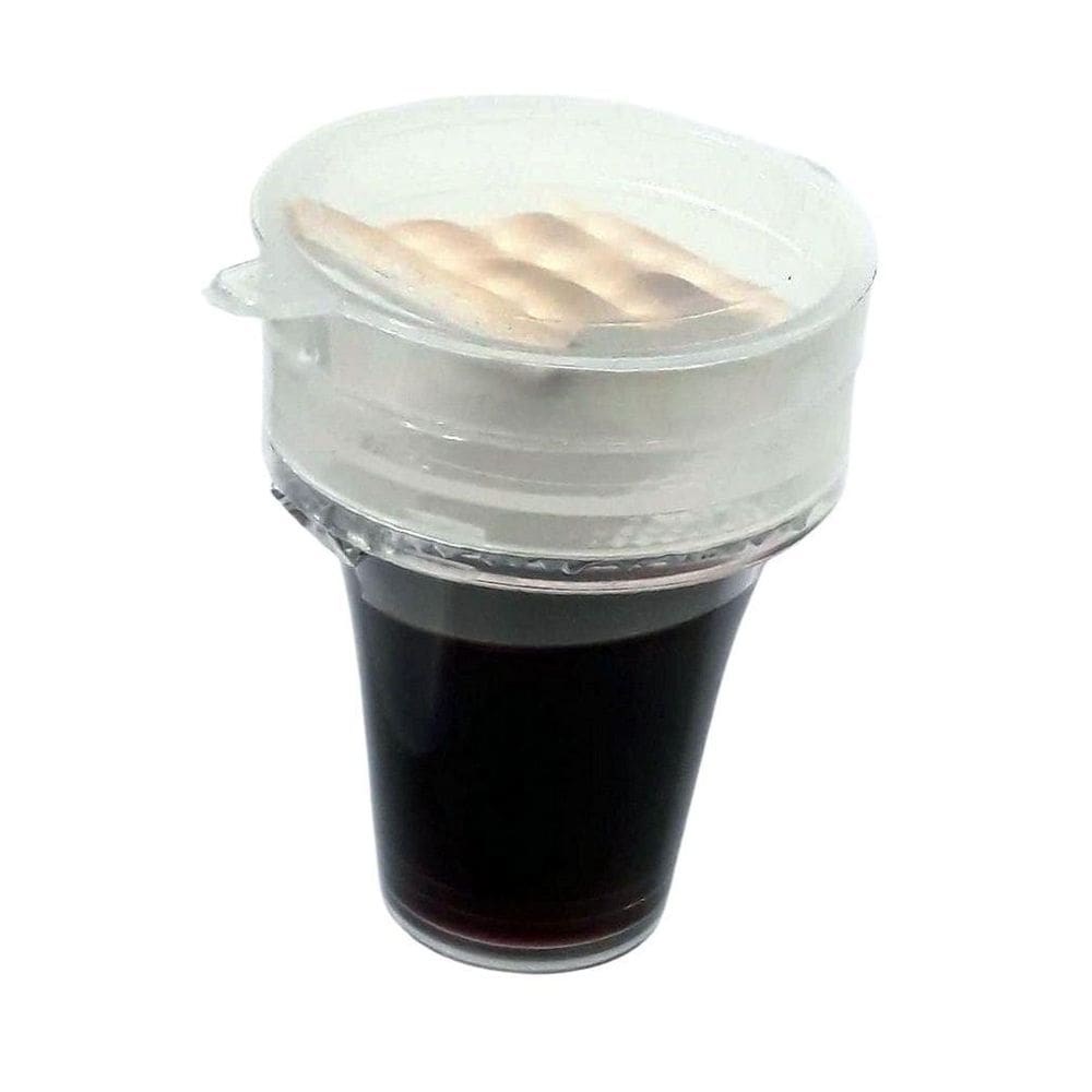 Cálice Com Suco De Uva Lacrado Mais Pão Azimo Kit 48 Unidade