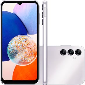 Smartphone Samsung Galaxy A14 4G 64GB Tela 6.6 Dual Chip 4GB RAM Câm.Tripla+Selfie 13MP