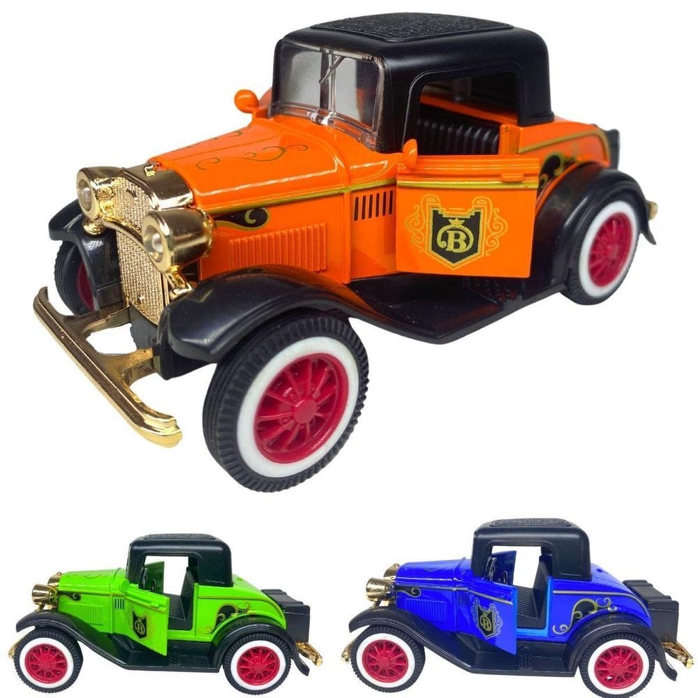 Carrinho Miniatura Clássicos - Laranja Coupe Ford 1932