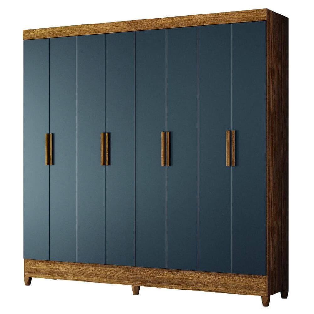 Guarda Roupas Casal 8 Portas 2 Gavetas Marajó Moval