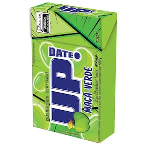 Balas Mastigáveis Up Date Sabor Maçã Verde 25g