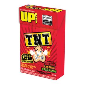 Bala UPDate Mastigável TNT Super Ácida Sabores Morango Laranja e Maçã Verde 25g