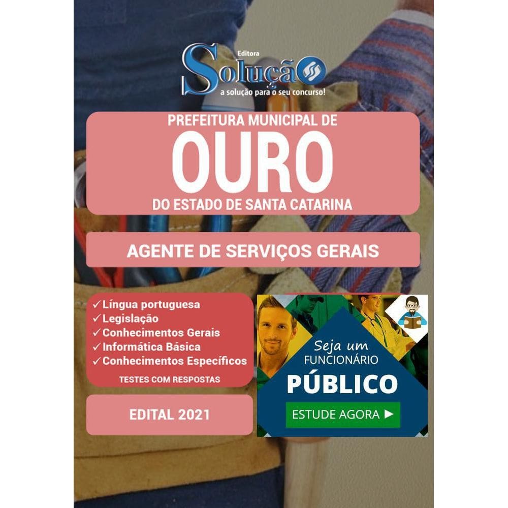 Apostila Prefeitura De Ouro Sc - Auxiliar De Professor