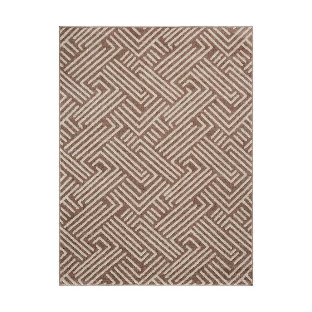 Tapete Para Sala Renaissance Vereda 35 Taupe 1,50x2,00m